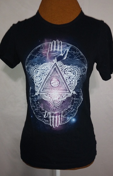 EMPYRE S Black Eye of Providence T-shirt Top - Picture 1 of 3